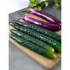 Modelos de Frutas y Verduras Falsas de Simulación Caucho Suave Varios Tamaños Pepino Verde Amargo Berenjena Tienda Decoración de Cocina Artículos de Exhibición Accesorios de Juego