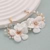 AliExpress novos acessórios de cabelo de flores mais vendidos no exterior, brincos de duas peças, estilo coreano, direto da fábrica, cocar de noiva