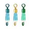 Clip de sub-alambre anti-enredo de silicona para pesca famoso, conector rápido de ocho anillos al por mayor, accesorios para equipo de pesca, 8 anillos al por mayor
