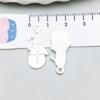 1 novo pingente de floco de neve de boneco de neve de Natal série prata brilhante pingente acessórios para pulseira DIY colar