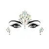 PARTYJOY artículo de venta caliente transfronterizo pegatinas de gemas para la cara pegatinas para cejas pegatinas faciales autoadhesivas de diamante pegatinas faciales para carnaval musical Halloween