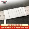 Fabricantes Zhuo Ren 6mm blanco plano gancho cinturón elástico accesorios para mascarillas N95 especial elástico cuerda de cinturón elástico para orejas