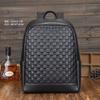Mochila de cuero vacuno de capa superior para hombre, tendencia de moda empresarial, versátil, viaje, gran capacidad, ocio, libro, mochila para computadora