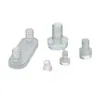 Muebles al por mayor Domingo Tapón de agujero transparente Partículas de goma anticolisión y anticolisión Transparente silencioso PVC Suave incrustado