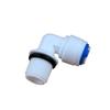 Con anillo de goma 4044 + O negro a prueba de fugas 2 puntos dientes exteriores giran 2 puntos conexión rápida codo conector purificador de agua pequeño interfaz T33