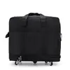 Maleta de Aerolínea Oxford para Equipaje de Mano Gran Capacidad Bolsa de Viaje para Mudanza Más Larga con Ruedas Plegable Conveniente Bolsa de Viaje