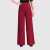 Calça Latina de Cintura Alta 2026 Novo Estilo Transfronteiriço Calça Larga Feminina Emagrecedora Versátil Calça Reta para Dança