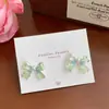 Aretes de Corazón Azul Manchado para Mujer, Pines de Plata, Dulces de Verano, Ligeros, Lujosos, de Gama Alta, Elegantes, Aretes de Corazón de Niña con Lazo