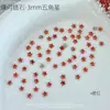 Rhinestones de estrella de cinco puntas de 3 mm con circonita 5A para decoración de uñas, mini estrellas coloridas brillantes de moda, forma irregular de fondo plano, paquete surtido
