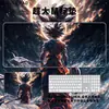 Mouse Pad Anime Bidimensional Super Grande Tapete de Mesa Borda Travada Espessada Antiderrapante Escritório e-sports Gaming Mouse Pad Grande
