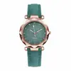 Céu Estrelado Pulseira de Relógio Feminino Relógio de Pulso Feminino Rosa Meninas Relógio Moda Couro Simples Relógios Reloj Mujer Rosa