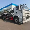 Exportación de Camión Grúa de Plataforma Qingling Isuzu de 10 Toneladas, Suministro Directo del Fabricante Siuzu Vehículo de Remolque y Rescate de Piso Completo