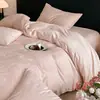 2026 Novo Classe A Grau Mãe e Bebê 60S 100% Algodão Puro Jacquard Escovado Estilo Luxo Leve Casa Simples Conjunto de Quatro Peças Espessado