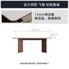 Mesa y Sillas de Comedor Minimalistas Estilo Italiano con Placa de Roca de Ganso Volador Combinación Sala de Estar Hogar Villa Apartamento Grande Silla de Comedor Mesa