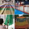 Rede de Proteção Colorida Área Cênica Decoração de Jardim de Infância Cerca Arco-Íris Externa Rede de Escalada de Nylon