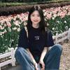 Camiseta Blanca de Manga Corta para Hombre Estilo Coreano Verano 2025 Nuevo Estilo Holgada Adelgazante Cuello Redondo Marca de Moda Combinable Manga Corta Top Chic