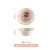 Auténtico Set de Vajilla Cerámica de Crayon Shin-Chan y Chibi Maruko-Chan con Alto Valor Estético, Lindo y Adecuado para Uso Doméstico, Incluyendo Tazones para Ensalada, Platos y Cucharas