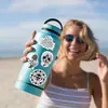 50 calaveras góticas en blanco y negro graffiti pegatinas de moda geniales decorativas para patineta guitarra refrigerador equipaje funda de teléfono