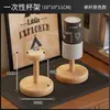 Dispensador de Copos Descartáveis, Suporte de Copos de Papel em Madeira Maciça, Rack de Armazenamento para Copos de Água, Rack de Posicionamento de Xícaras de Chá de Luxo Leve de Alta Qualidade