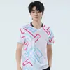 Ropa Deportiva de Bádminton Trajes para Hombre y Mujer Voleibol Tenis Tenis de Mesa Secado Rápido Manga Corta Competición Entrenamiento Uniformes de Equipo con Estampado