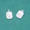 Novo Pingente Quadrado Borboleta Estéreo Estilo Chinês Prata de Lei S925 Material para Corrente de Clavícula Pulseira Acessórios de Prata DIY