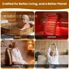 Respaldo de madera minimalista ondulado estilo americano para sala de sauna, respaldo de sauna en forma de S, silla con cojín para sauna