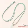 Nó Simples Plano Corda Lisa DIY Bloqueio de Cores Jade Jade Fivela de Segurança Corda de Colar Pingente Trançado Corda para Pendurar Joias