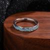 Anillo Luminoso Romántico Difeng s999 Plata de Ley Anillo Luminoso para Mujer Ins Lightyear Anillo de Pareja Tiempo Real Anillo Luminoso Organo de Agua de Lago