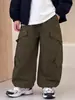 Pantalones Cargo para Niños 2026 Otoño Nuevo Estilo Pantalones Casuales Holgados de Moda para Niños Mayores Pantalones Largos Versátiles de Algodón Puro