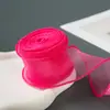 Cinta de Hilo de Borde Liso Cola de Pez Flor para Bolsa Material Decoración de Borde para Hornear Pasteles de Cumpleaños Cinta Arte Floral