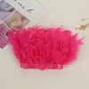 Direto da fábrica peça de rasgar tecido de pena acessórios feitos à mão diy roupas saia penas decorativas atacado