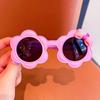 Óculos infantis de florzinhas 2025 moda princesa laço óculos de sol para meninas polarizados meninos passarela transfronteiriço legal