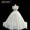 Novo Vestido de Casamento de Alta Costura 2026 com Decote Ombro a Ombro, Senso de Sofisticação, Acabamento Detalhado, Luxo Leve, Cauda Estilo Francês, Vestido de Casamento Principal dos Sonhos para Mulheres