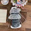 Novas polainas estilo balé para mulheres, meias empilhadas de renda doce com laço Lolita para primavera e outono, polainas quentes para outono e inverno