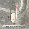 Gancho para Faixa de Dopamina Boca Grande Suporte de Parede Sem Furos Banheiro Elástico de Cabelo Corda de Cabelo Gancho Adesivo Rack de Armazenamento de Joias para Corda de Cabelo