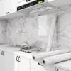 Adesivos de Cozinha Espessos, Papel de Parede de Folha de Alumínio Autoadesivo à Prova de Fogo para Paredes de Fogão, Adesivos de Parede Que Não Deixam Resíduos de Cola, Atacado de Fábrica