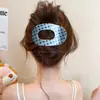 Pinza Plana de Acetato para el Cabello para Mujer, Pasador de Gama Alta para la Parte Posterior de la Cabeza, Pinza Tiburón Grande para Moño, Accesorio para el Cabello, Pinza de Pico de Pato, Pasador