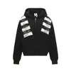 Sudadera con capucha bordada con parche de letras estilo callejero americano para otoño e invierno, unisex, corte holgado, chaqueta cárdigan de peso pesado de alta gama