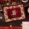 Casamento Estilo Chinês Capa Mole Envelope Vermelho Livro Estampagem Dourada Livro de Assinaturas Livro de Assinatura de Convidados Livro de Presentes Livro de Contas de Alto Padrão Suprimentos para Casamento