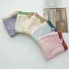 Ropa interior popular japonesa de color contrastante para mujer de cintura media, algodón antibacteriano para niñas y estudiantes