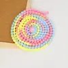 Suministro directo de fábrica en stock cuerda de linterna de color teñido por segmentos de 1 cm bola de pelo de linterna ropa cordón de zapato encaje