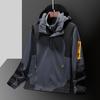 Jaqueta de roupas de trabalho, impressão personalizada, roupas de atividade de grupo ogo feitas em l, roupas de classe, jaqueta de lã destacável ao ar livre