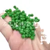 Contas Dispersas de Jade Jade Esmeralda Verde Seco Contas Redondas Contas Dispersas Furo Grande 6mm Contas Dispersas Verde Esmeralda Pulseira Contas para Pescoço