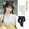 Pasador de Pelo Estilo Antiguo con Moño Falso Integrado, Fácil de Usar, Versátil Estilo Hanfu Ming-Song, Moño Lateral Trenzado