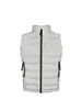 Chaleco de plumón negro ligero acanalado para hombre, adecuado para usar en capas en invierno, prenda exterior sin mangas, chaqueta de algodón con cuello alto