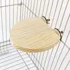 Accesorios jaula pájaros juguete divertido suministros plataforma loro plataforma madera maciza plataforma peonía xuanfeng piel de tigre trepar juego