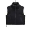 Inverno 2025 Novos Produtos Moda de Rua Feminina Cruzada Europeia e Americana Colete de Algodão Reversível W027 9389
