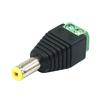 Conector de alimentación de monitoreo de cabeza macho y hembra de 12v conexión de giro de cabeza hembra DC 12V5.5 * 2.1 giro de cabeza macho DC conector de 12v