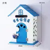 Muebles para el Hogar Estilo Pastoral Buzón de Guardería Buzón de Mensajes Buzón de Madera Buzón de Sugerencias Decoraciones de Casitas de Madera Pequeñas