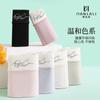 Nova Roupa Íntima Feminina Estilo Chinês Nacional Gelo Secagem Rápida Cintura Alta Sem Marcas Seda de Gelo Jacquard Ultra Fina Seda de Amora Antibacteriana